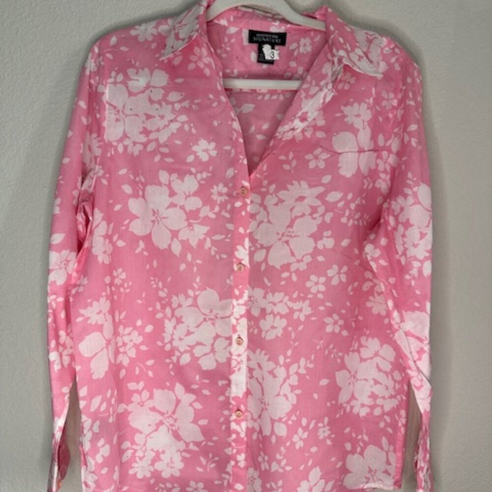 Jones New York Women's‎ Pink Shirt